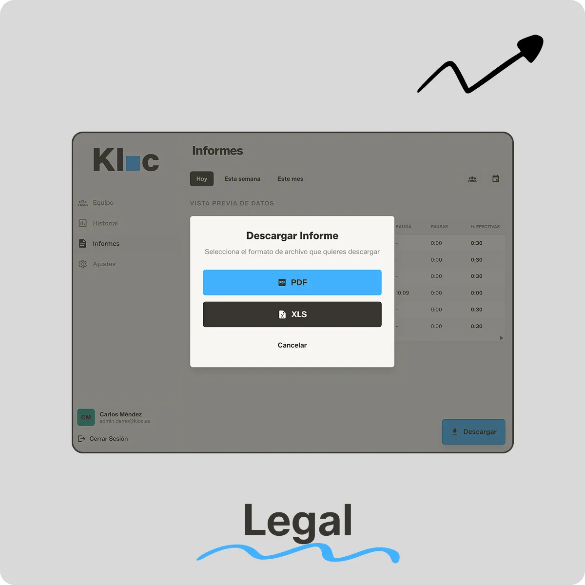 Informes automáticos de control horario listos para inspección de trabajo